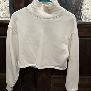 ALO-Cropped Serenity Coverup-Ivory